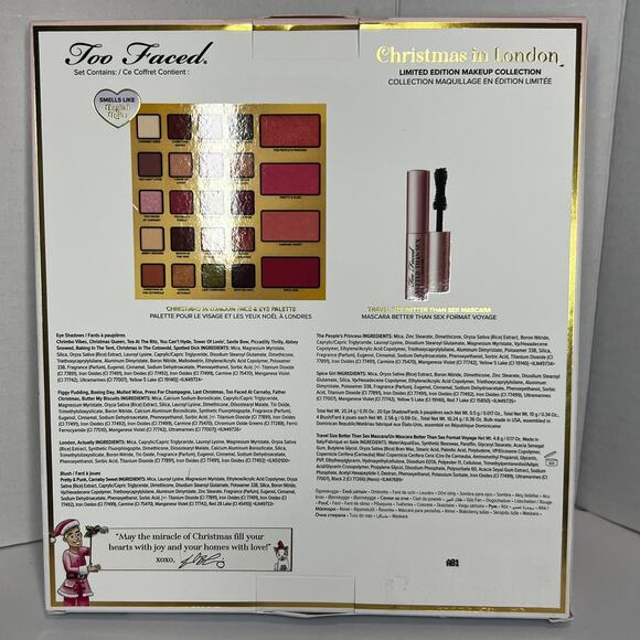 NWB Too Faced Makeup Set - Eye shadow, blush, mascara - Limited Edition - Picture 2 of 8